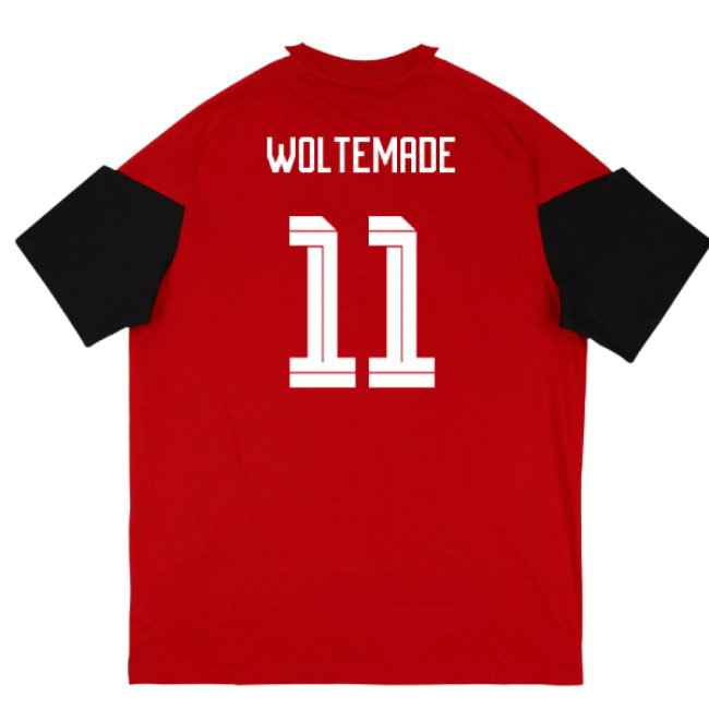 2026-2027 Germany Training Tee (Red) (Woltemade 11)-SoccerKits Hub | Buy Soccer Jerseys Online